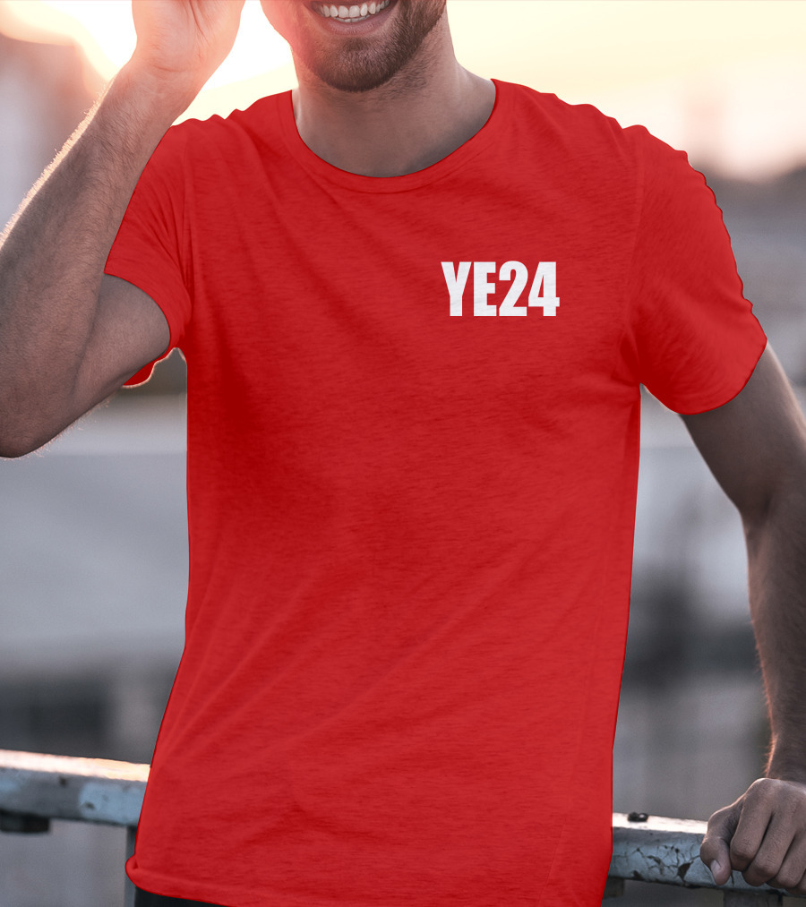 Ye24 Donda's Place Campaign Text White T-Shirt