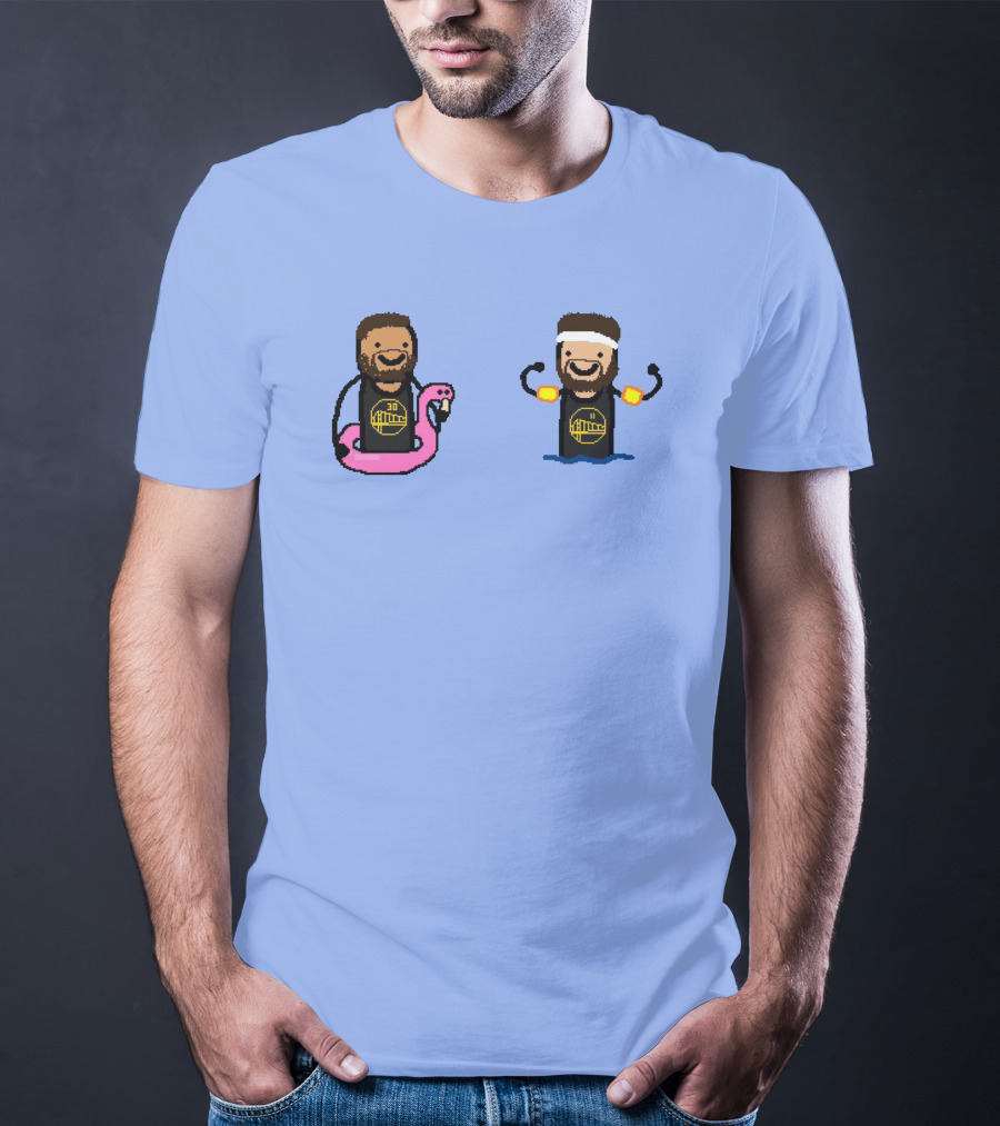 NBA Paint Splash Brothers Floating Fun 30 T-Shirt