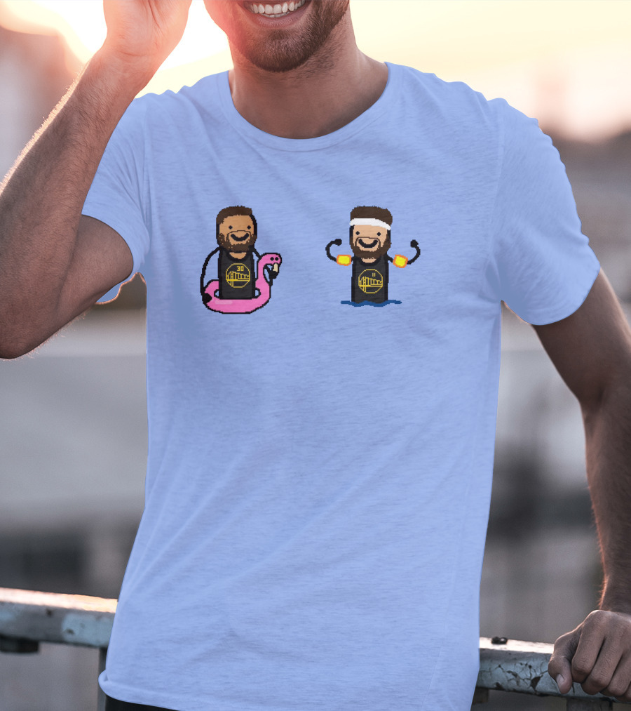 NBA Paint Splash Brothers Floating Fun 30 T-Shirt