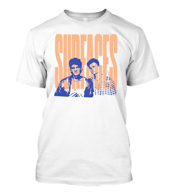 Surfaces Stencil Off White Portrait Bold Typography T-Shirt