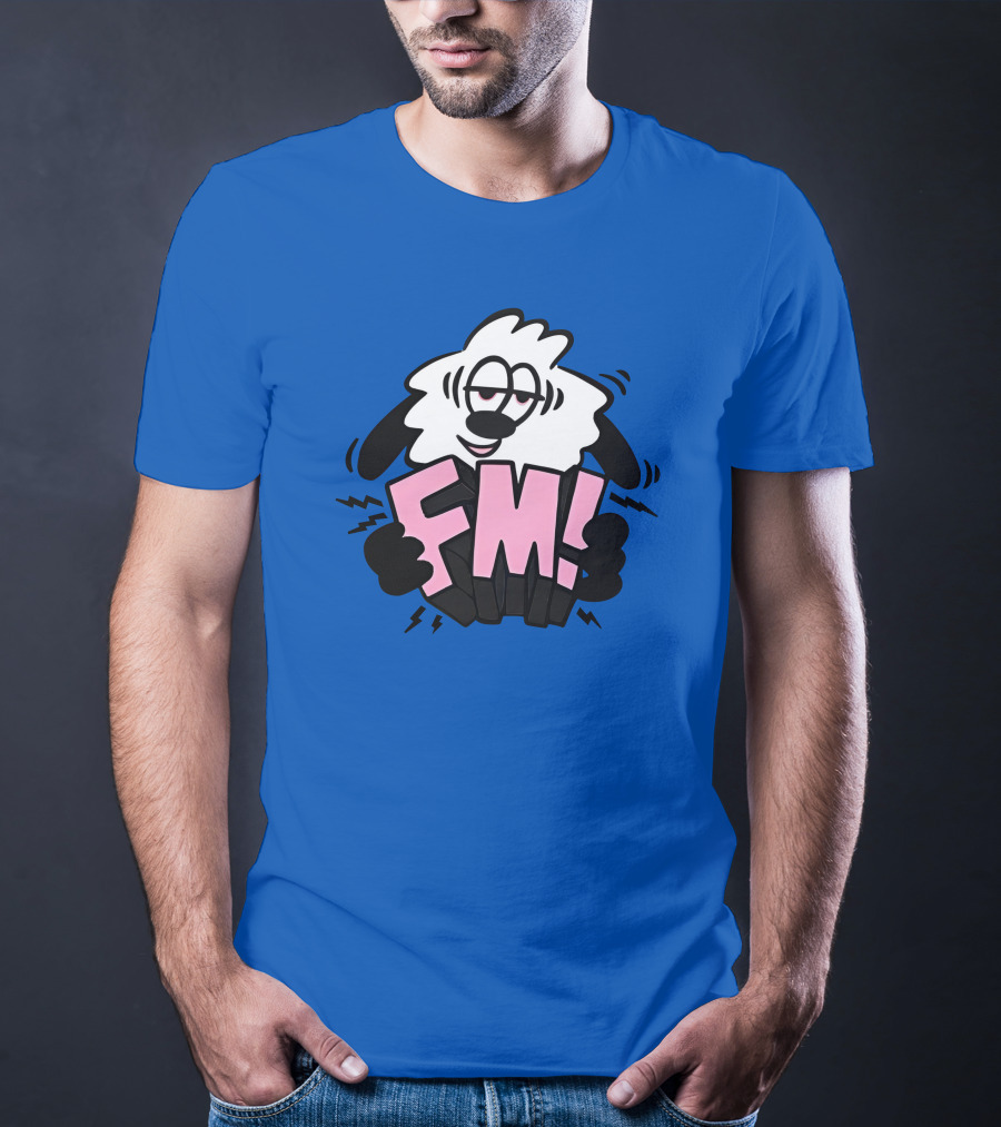 Vs X Verdy FM Cartoon Sheep Complex Con Blue T-Shirt