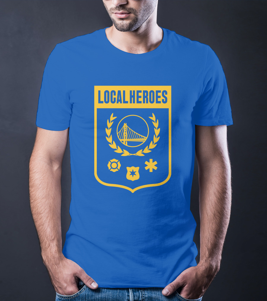 Local Heroes Badge With Bridge And Emblems T-Shirt