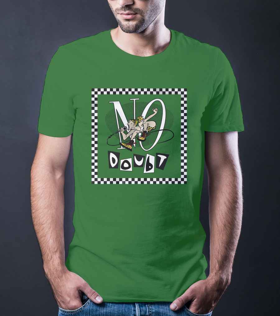 No Doubt Trapped In A Box Checkered T-Shirt