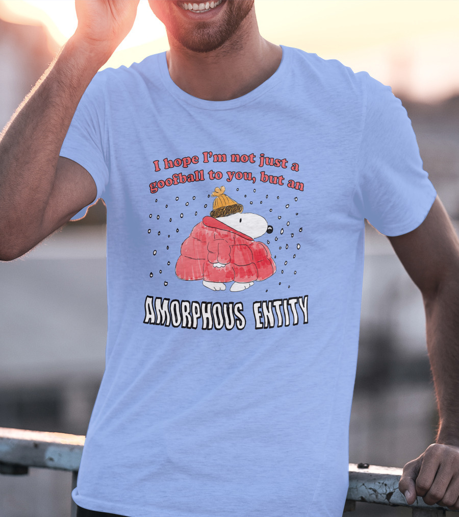 I Hope I'm Not Just A Goofball To You But An Amorphous Entity In Winter Wear T-Shirt