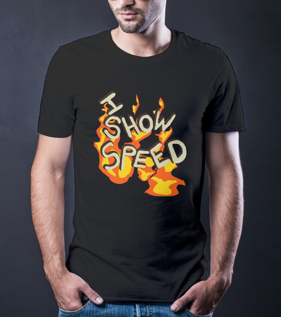I Show Speed Fire Flames Bro T-Shirt