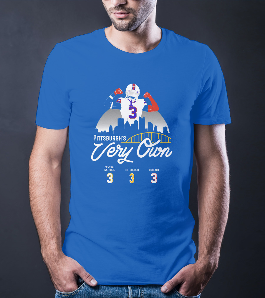 Pittsburgh's Very Own Central Catholic Pittsburgh Buffalo 3 T-Shirt
