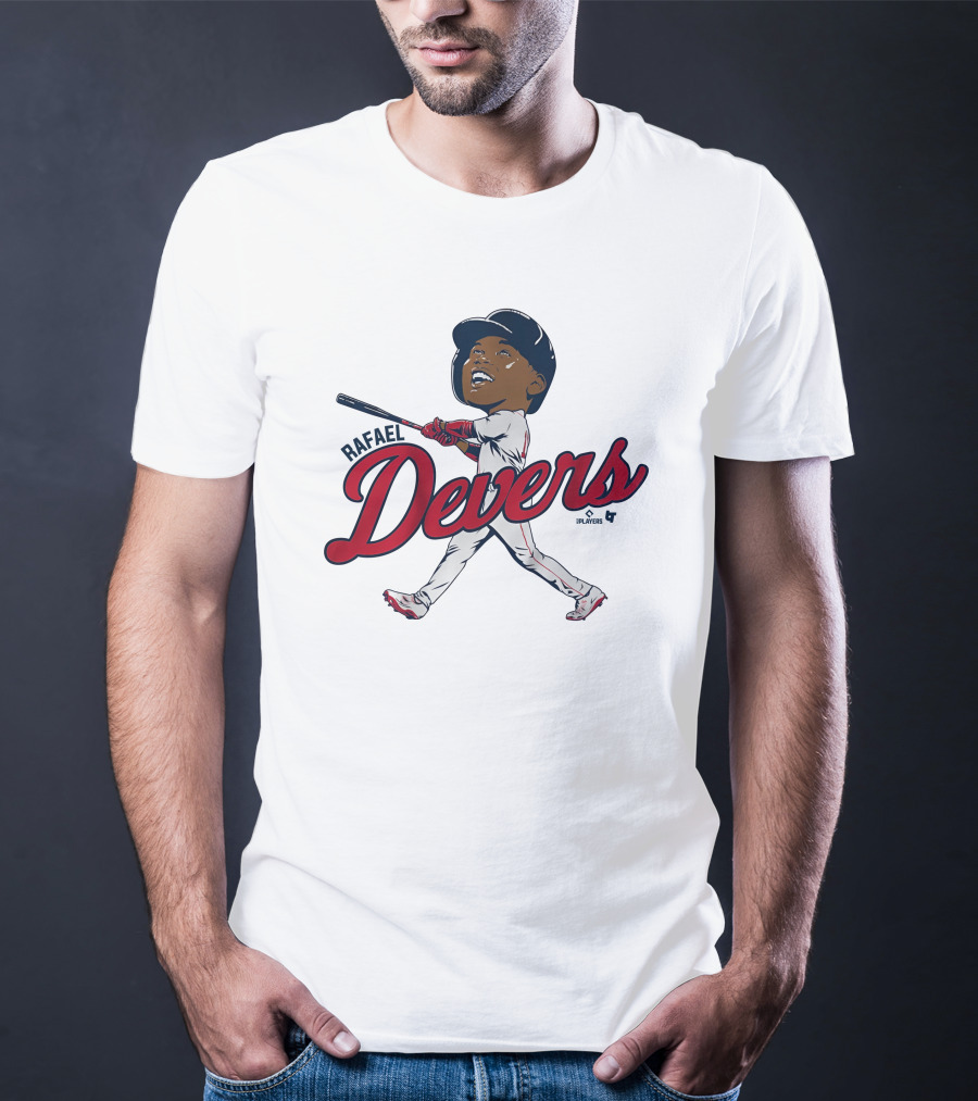 Rafael Devers Baseball Caricature Sports T-Shirt