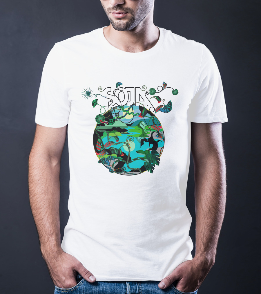 SOJA Earthy Jungle Nature Design Soja Gear T-Shirt
