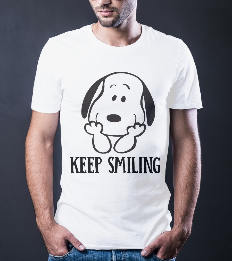 Keep Smiling Snoopy Peanuts T-Shirt