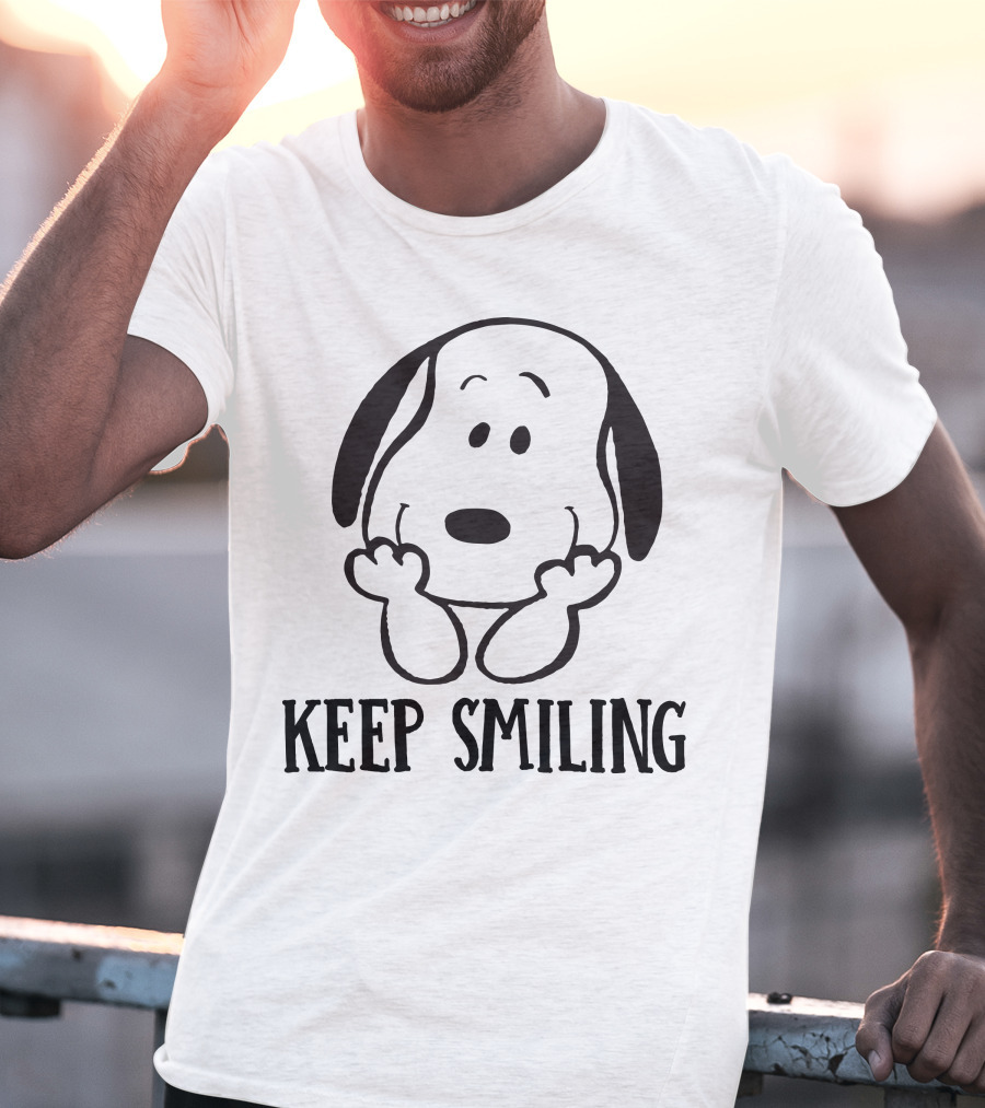Keep Smiling Snoopy Peanuts T-Shirt