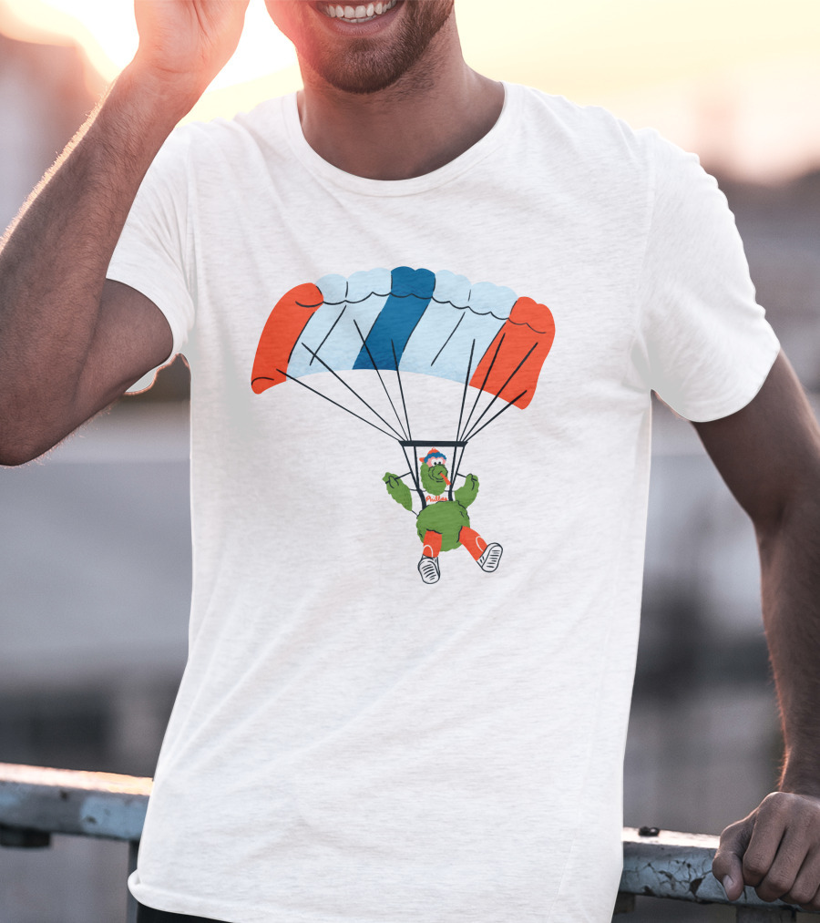Baseballin Parachuting Mascot On Our Way To A 162-0 Season T-Shirt