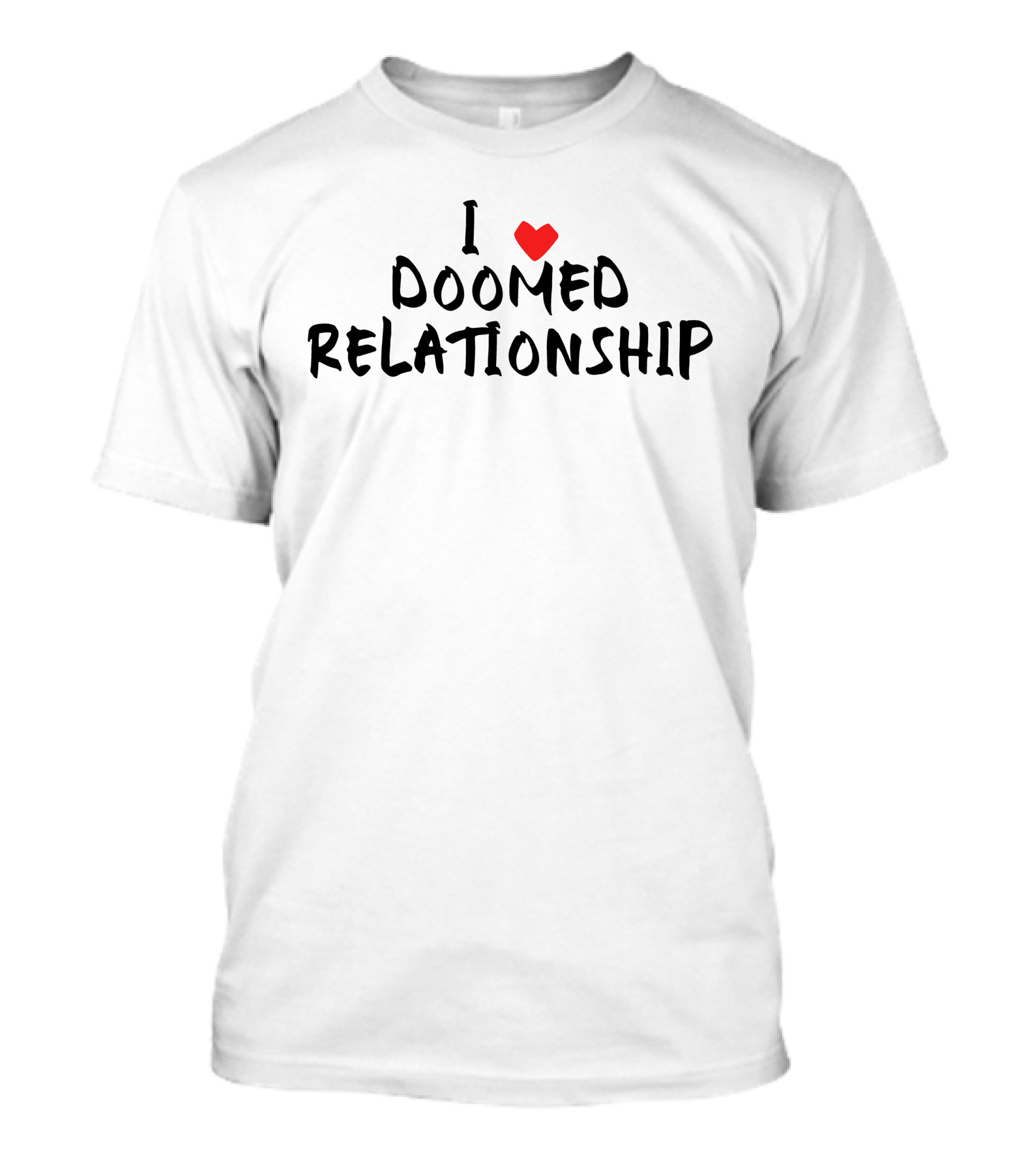 Lizardvamp I Love Doomed Relationship With Heart T-Shirt