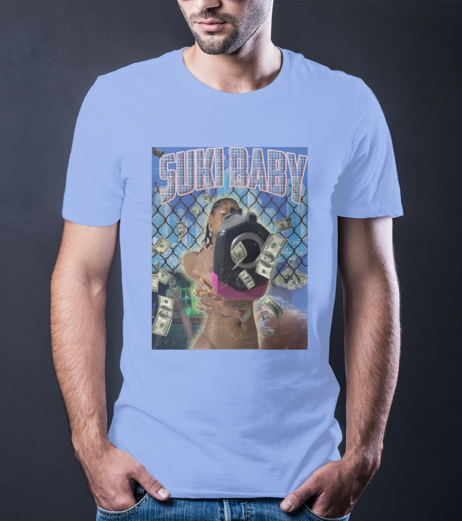 Suki Baby Money And Glamour Urban Aesthetic T-Shirt