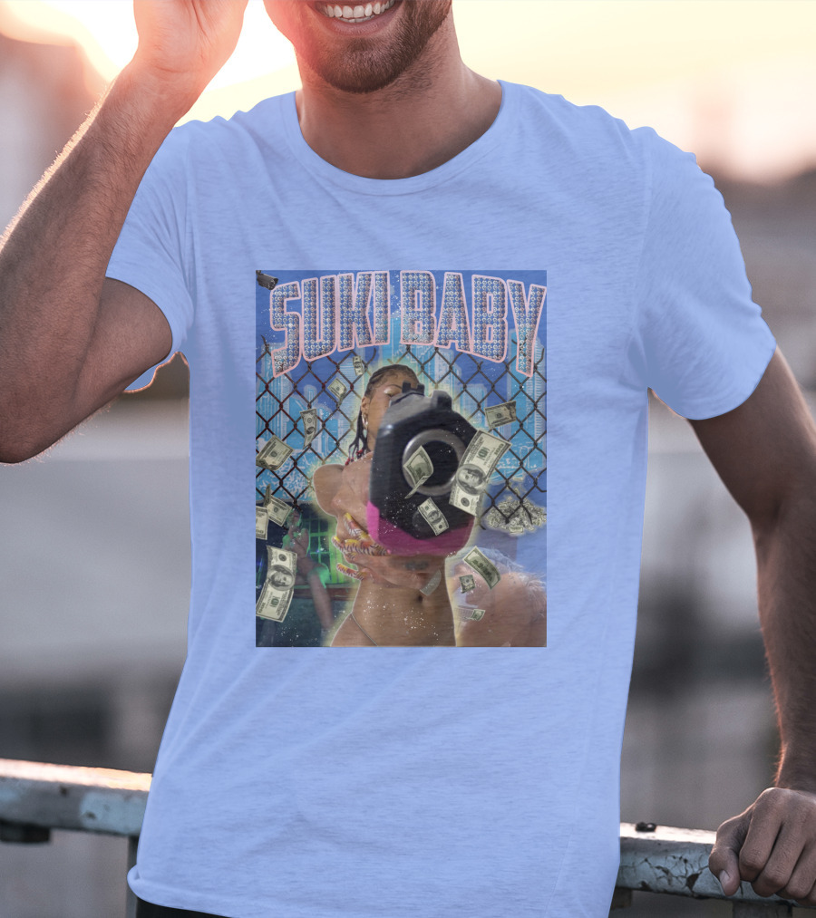Suki Baby Money And Glamour Urban Aesthetic T-Shirt
