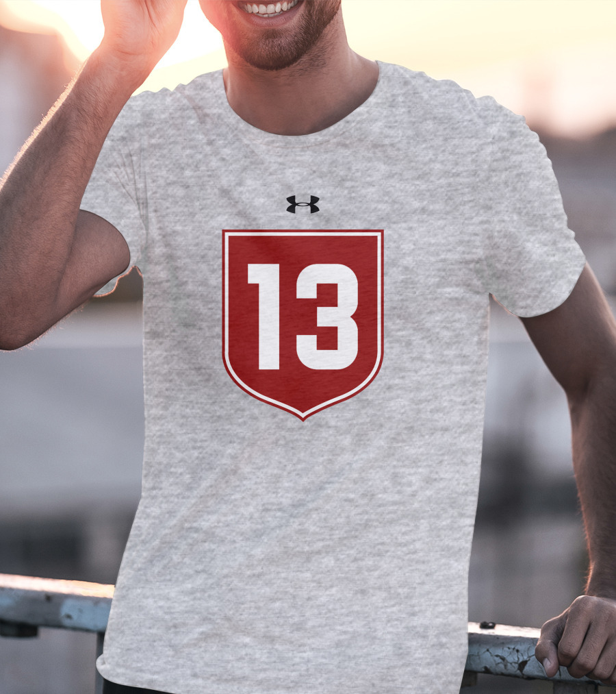 13 Under Armour Red Shield T-Shirt