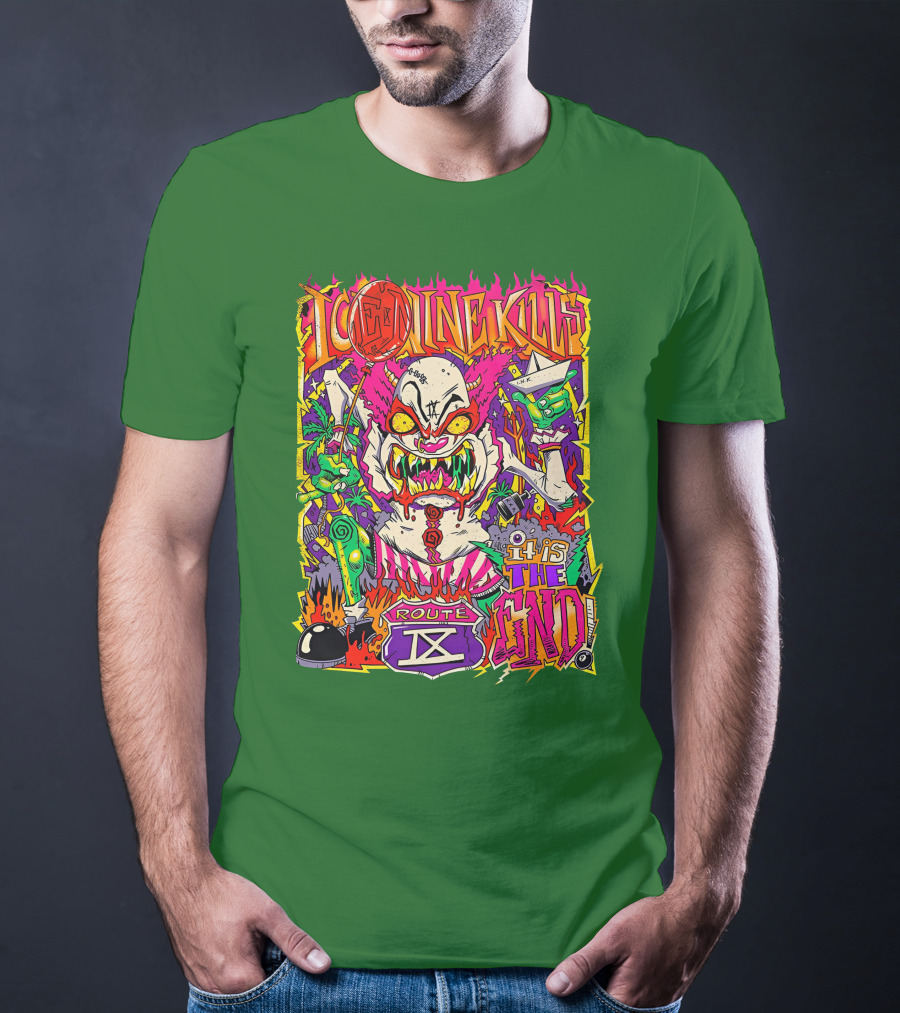 Ice Nine Kills Zombie Clown Route IX It’s The End T-Shirt