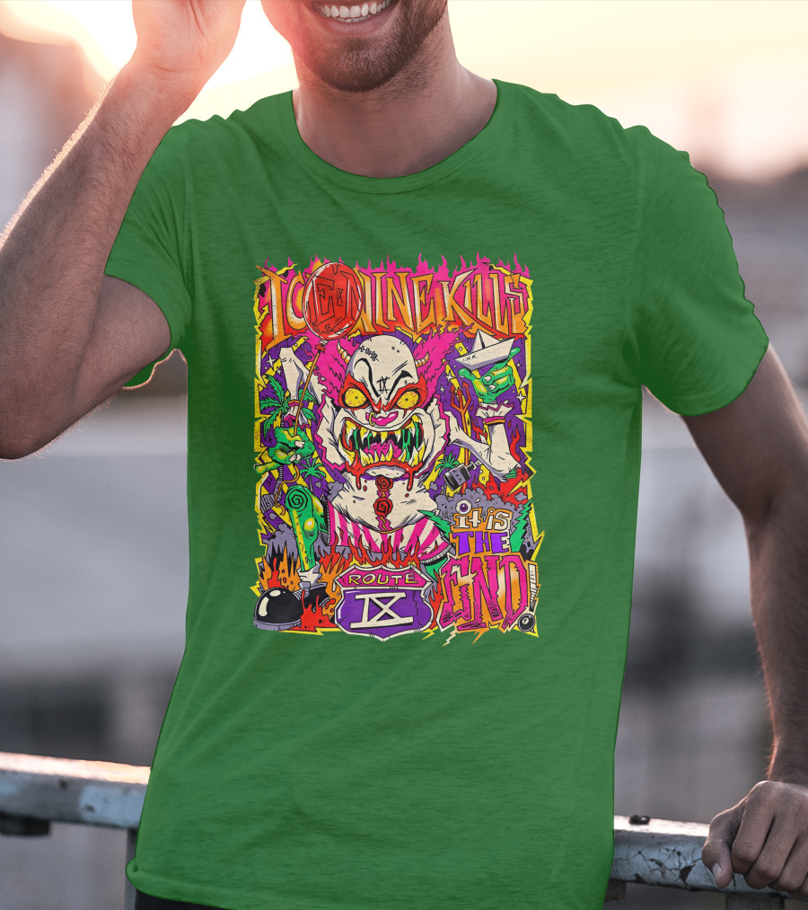 Ice Nine Kills Zombie Clown Route IX It’s The End T-Shirt