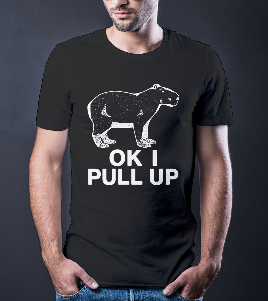 Capybaraman Ok I Pull Up T-Shirt