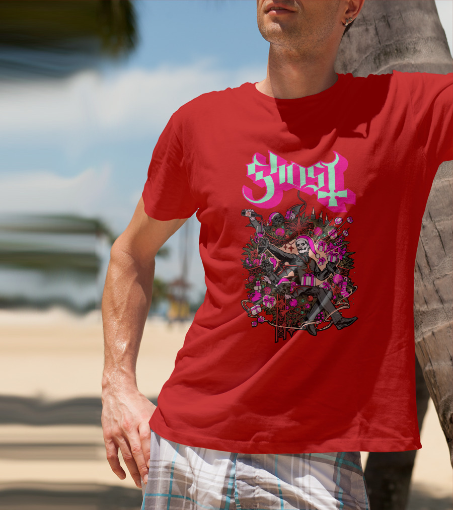 Ghost Holiday Skeleton Festivus T-Shirt