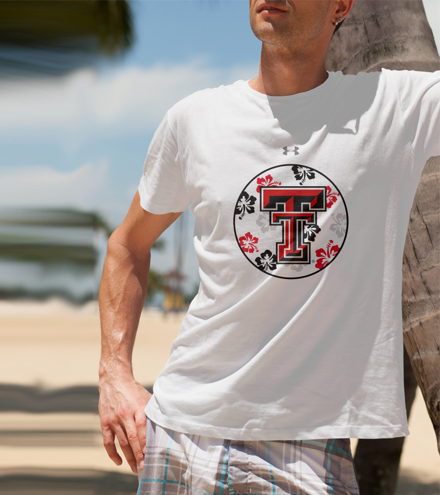 Texas Tech Basketball Hibiscus Maui Under Armour T-Shirt