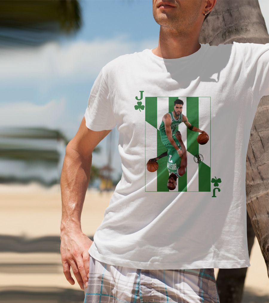 Jason Tatum And Jaylen Brown The Jays Boston Celtics Playing Card T-Shirt