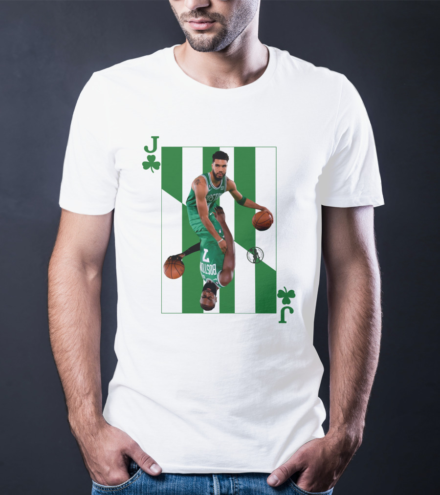 Jason Tatum And Jaylen Brown The Jays Boston Celtics Playing Card T-Shirt
