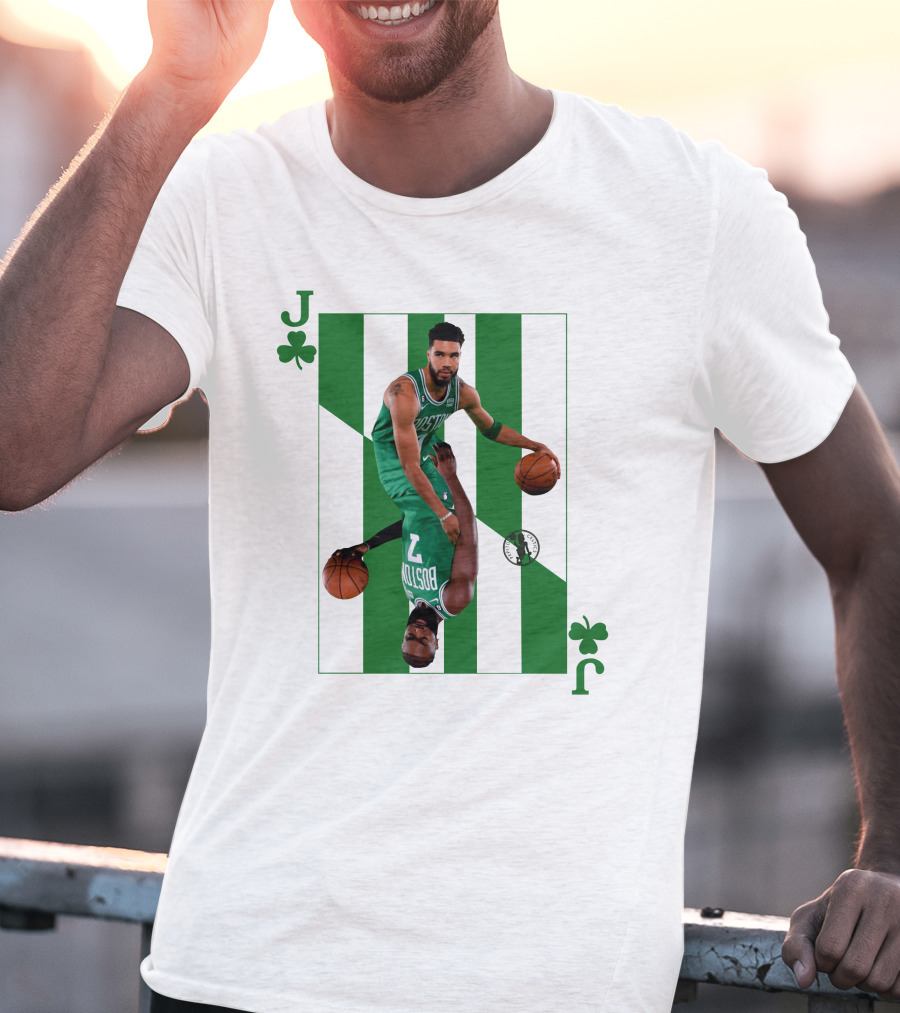 Jason Tatum And Jaylen Brown The Jays Boston Celtics Playing Card T-Shirt