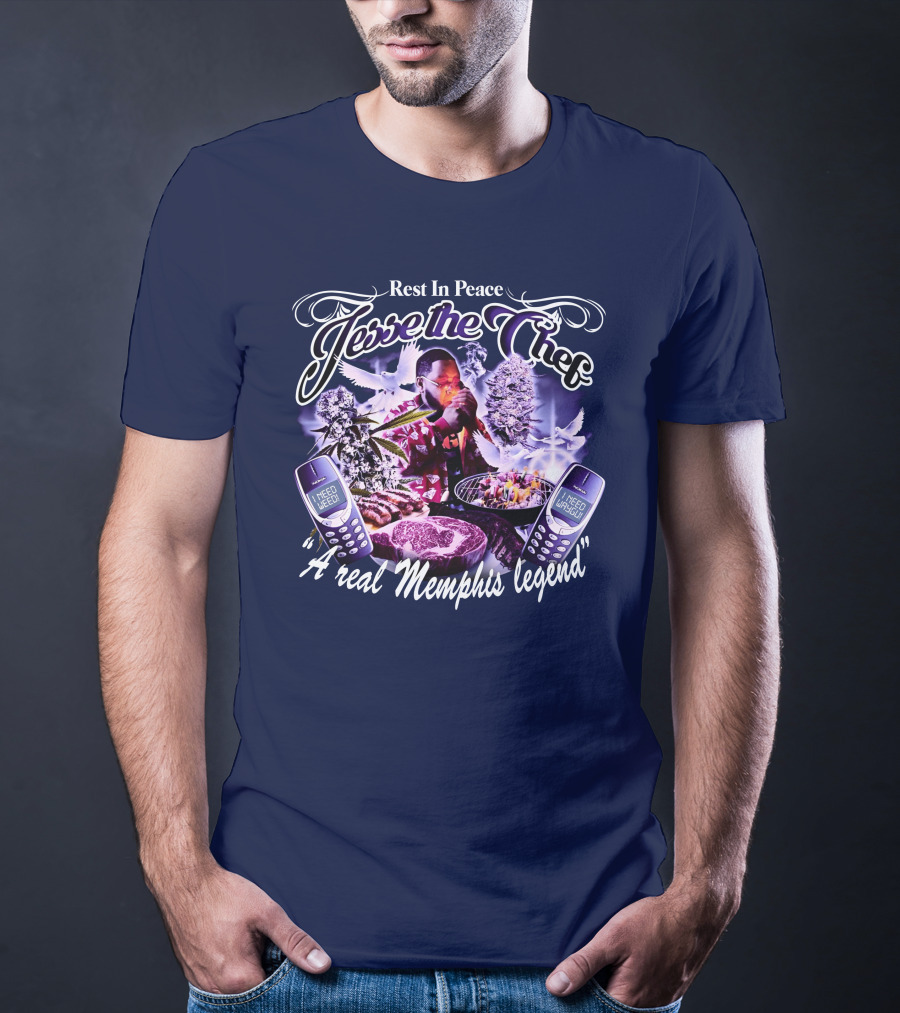 Rest In Peace Jesse The Chef A Real Memphis Legend T-Shirt