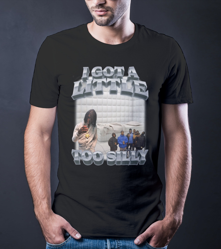 I Got A Little Too Silly Padded Room Selfie Group Posing T-Shirt
