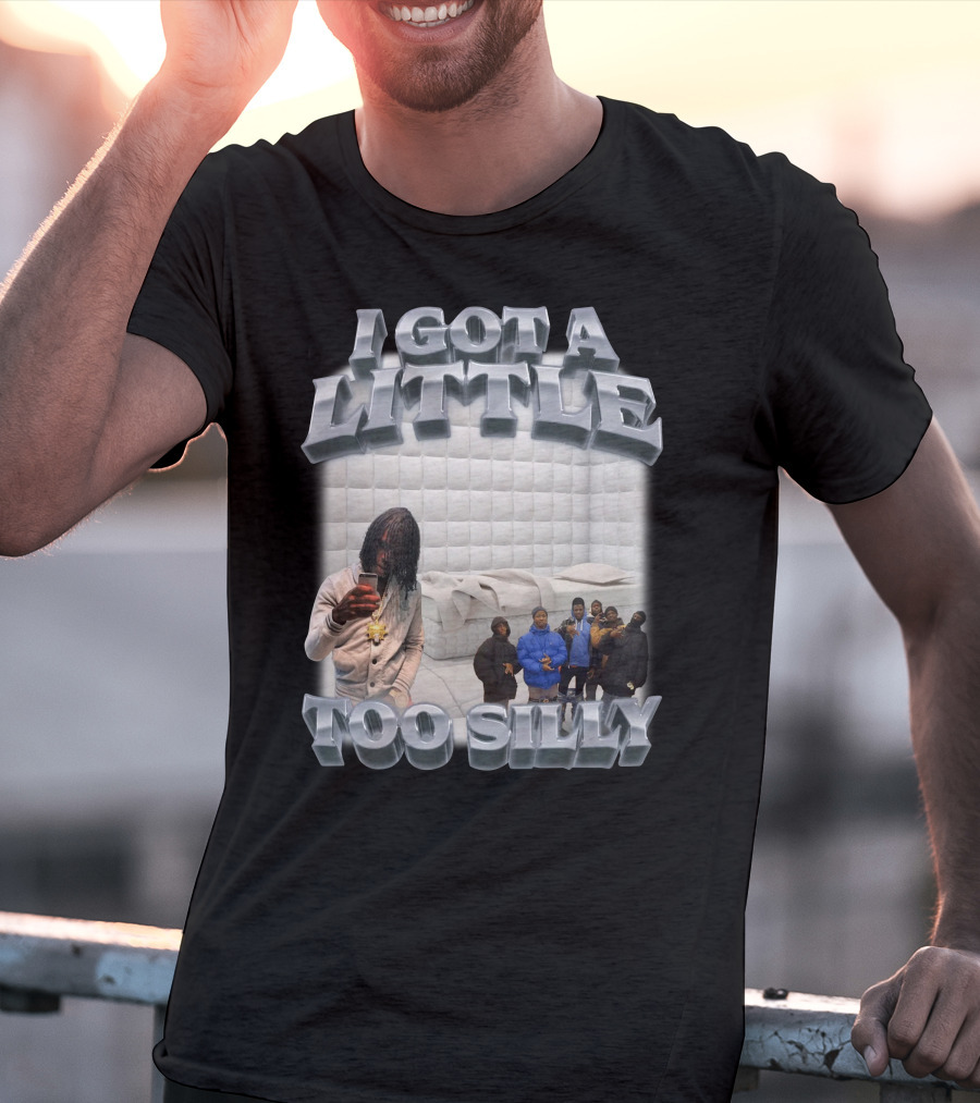 I Got A Little Too Silly Padded Room Selfie Group Posing T-Shirt