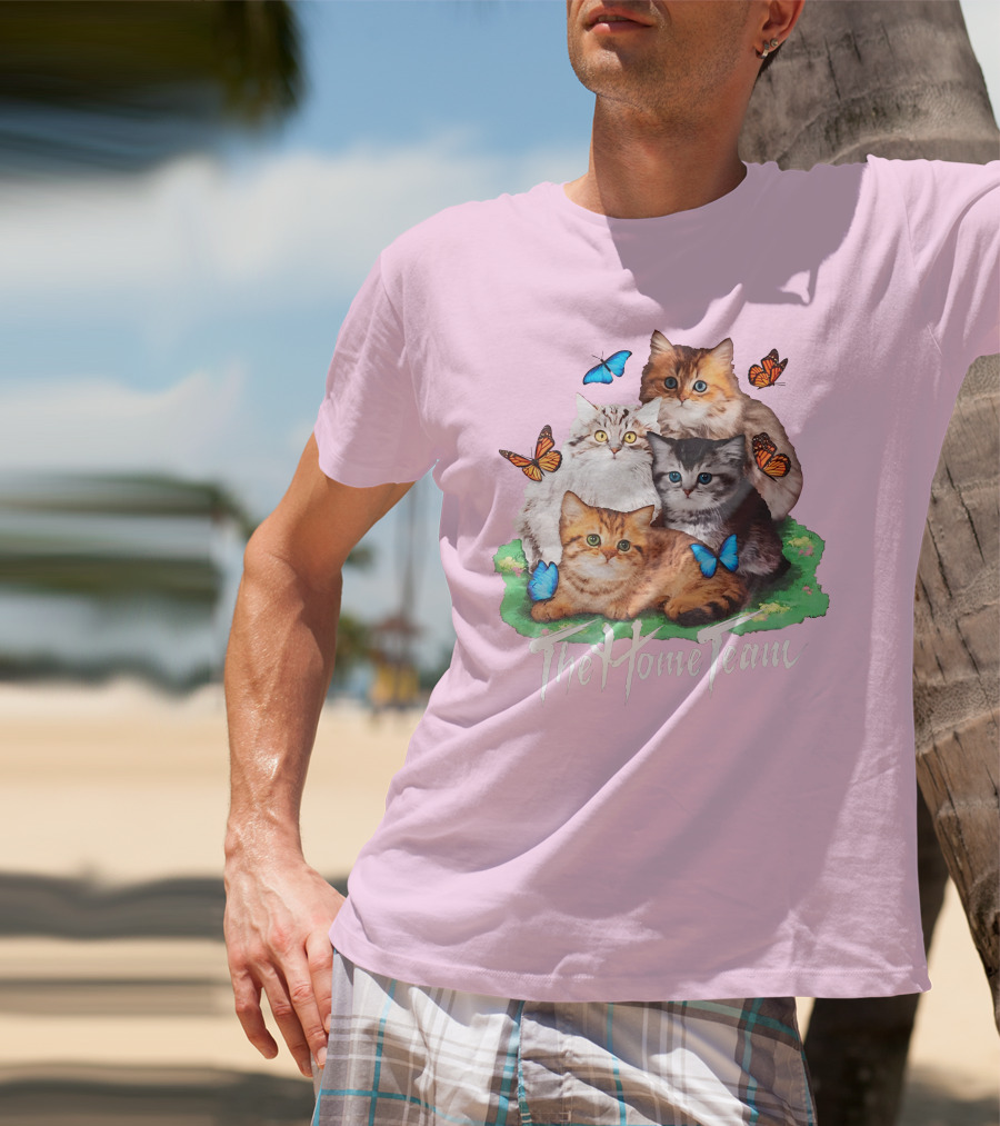 Kittens The Home Team Butterflies T-Shirt