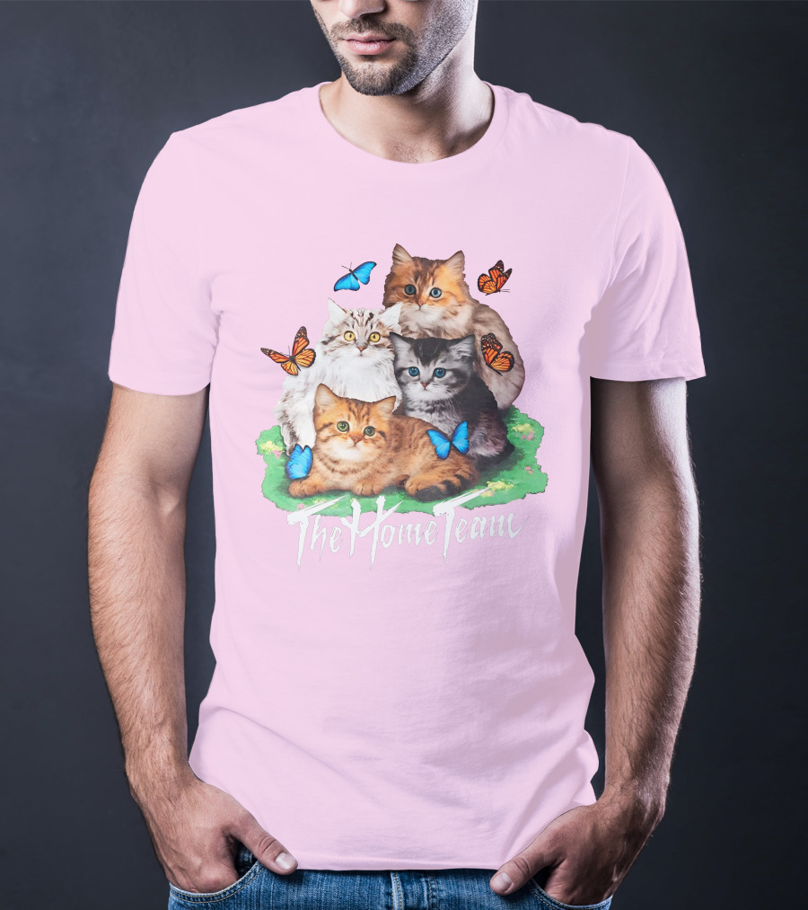 Kittens The Home Team Butterflies T-Shirt