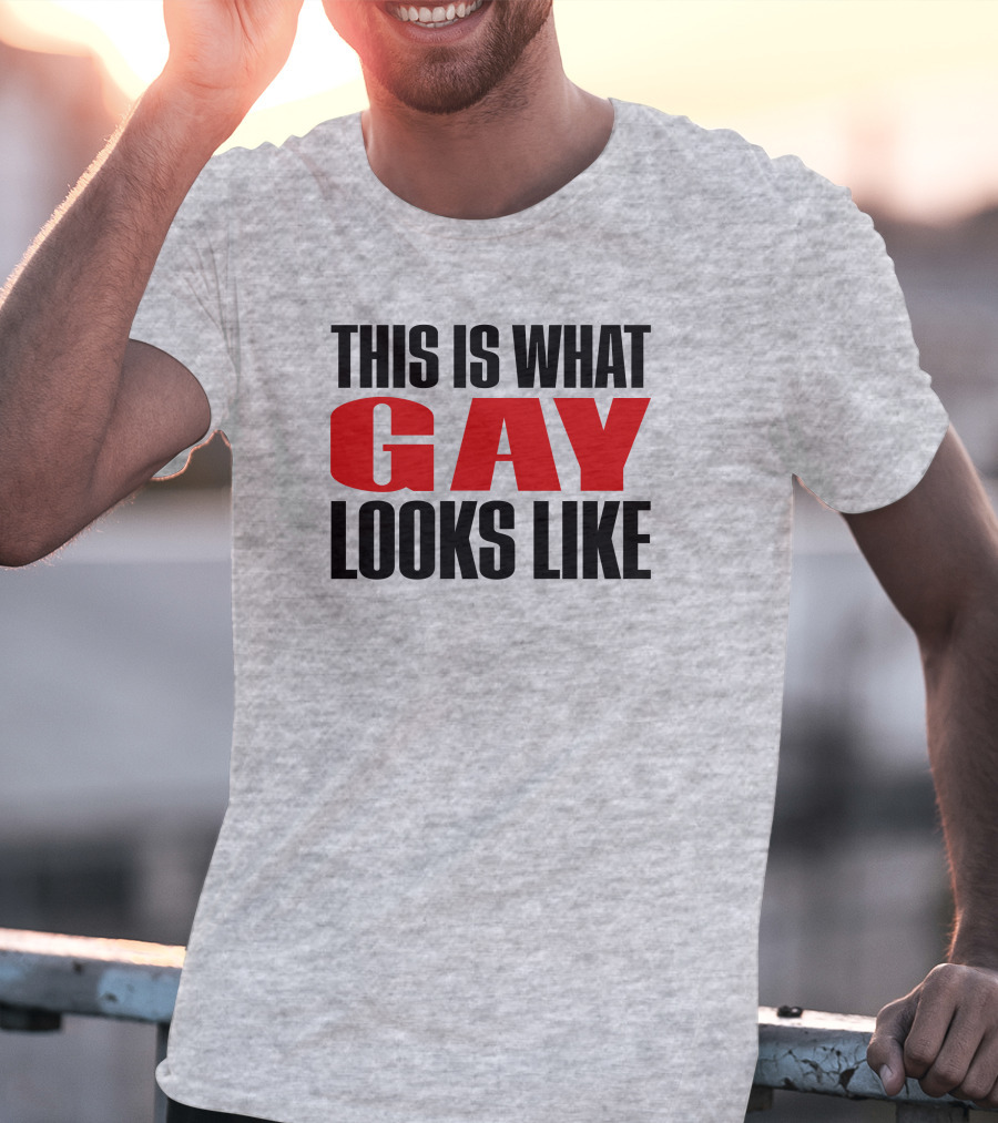 This Is What Gay Looks Like Bold Red T-Shirt