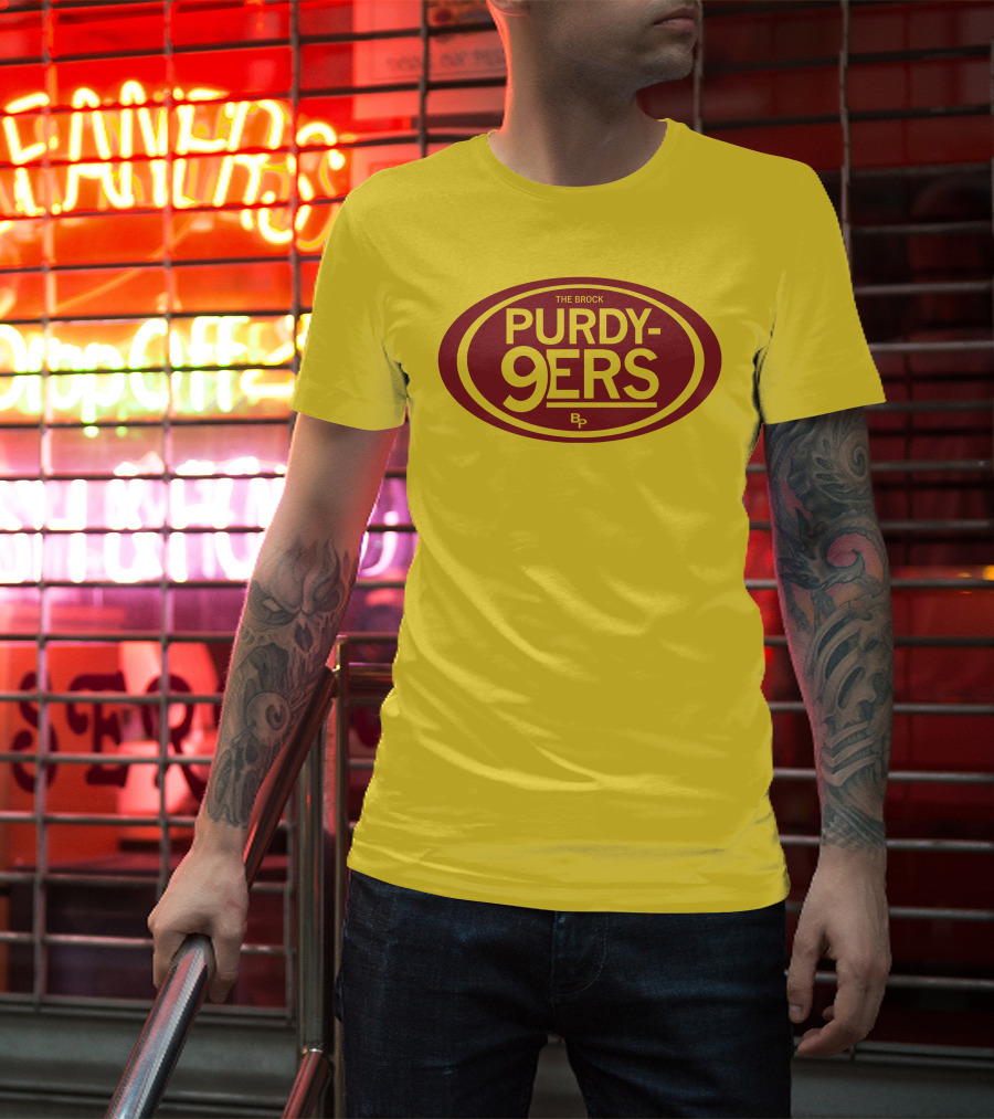 The Brock Purdy-9Ers BP Logo Oval T-Shirt