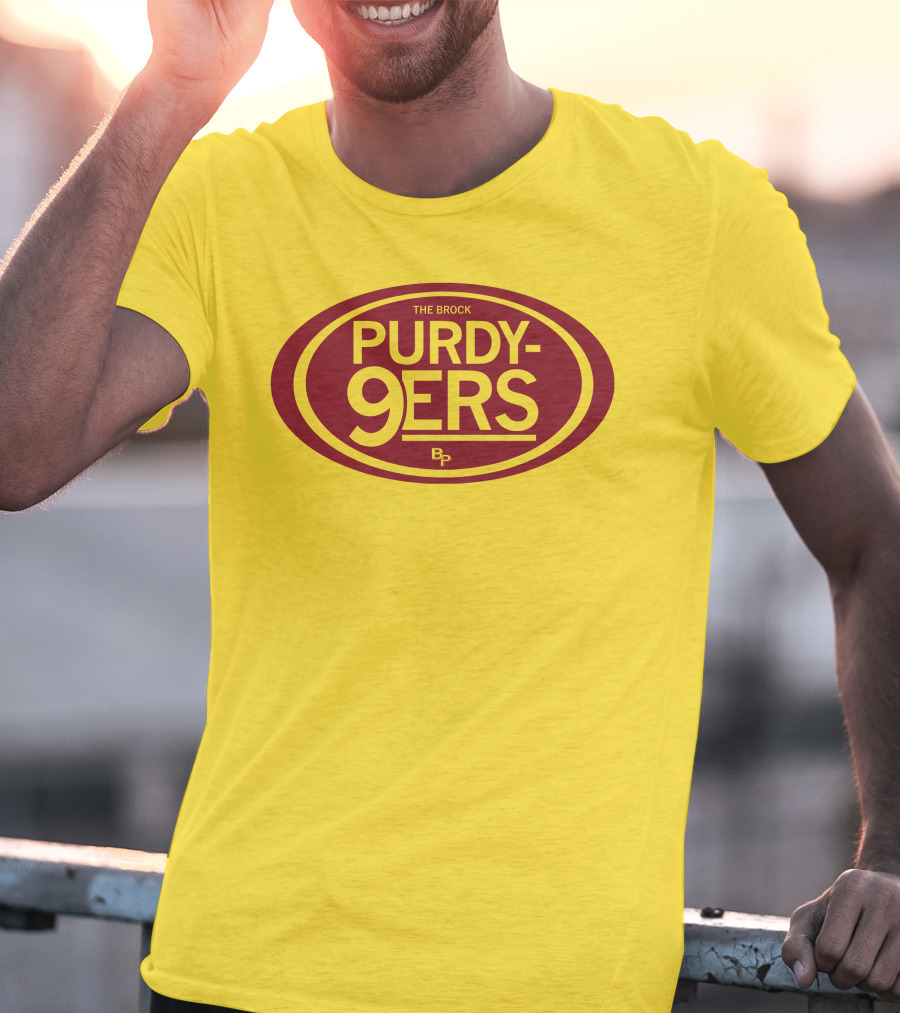 The Brock Purdy-9Ers BP Logo Oval T-Shirt