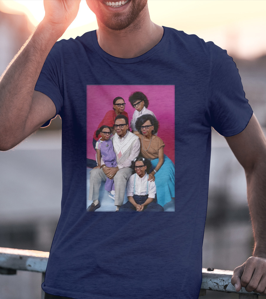 Keeping Up With The Ru's Family Portrait Multiface Glasses T-Shirt
