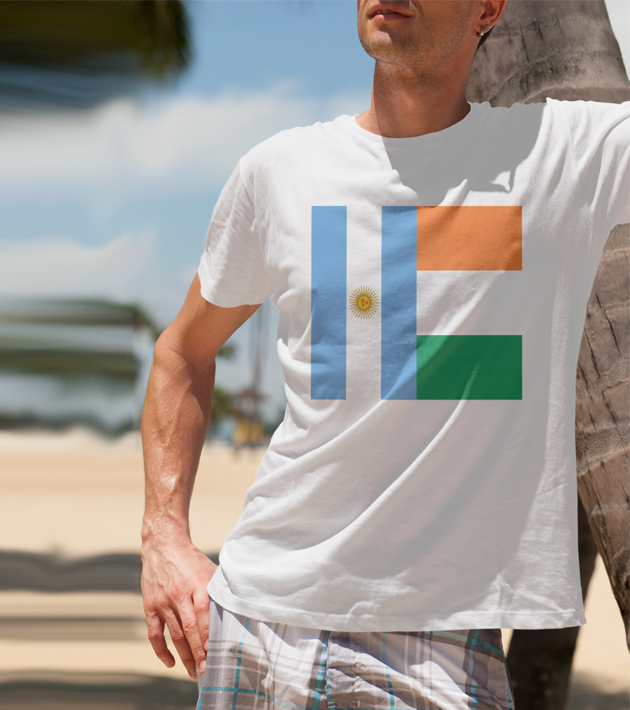 Argentina Flag Ireland Flag T-Shirt
