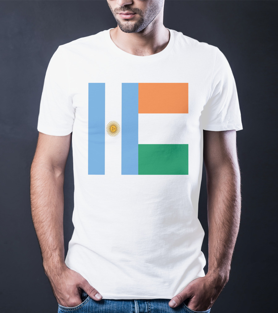 Argentina Flag Ireland Flag T-Shirt