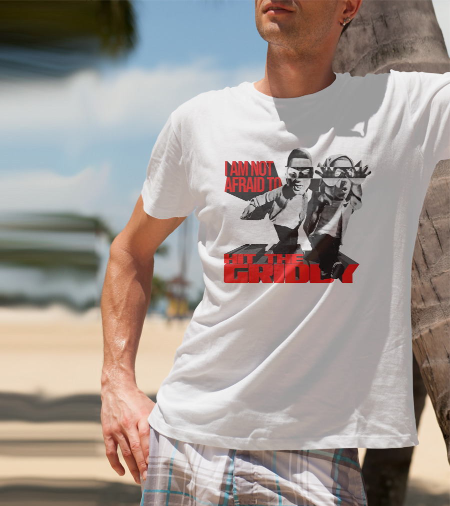 I Am Not Afraid To Hit The Griddy With Retro Dance Figures T-Shirt