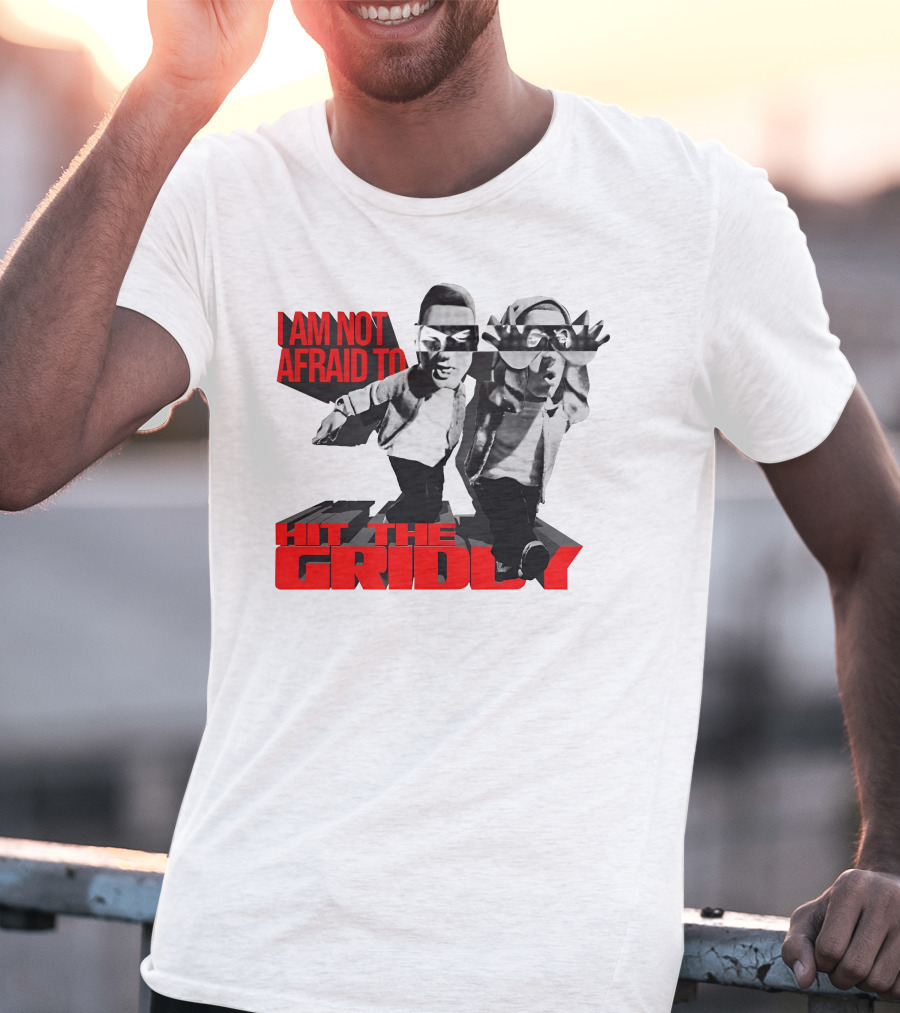 I Am Not Afraid To Hit The Griddy With Retro Dance Figures T-Shirt