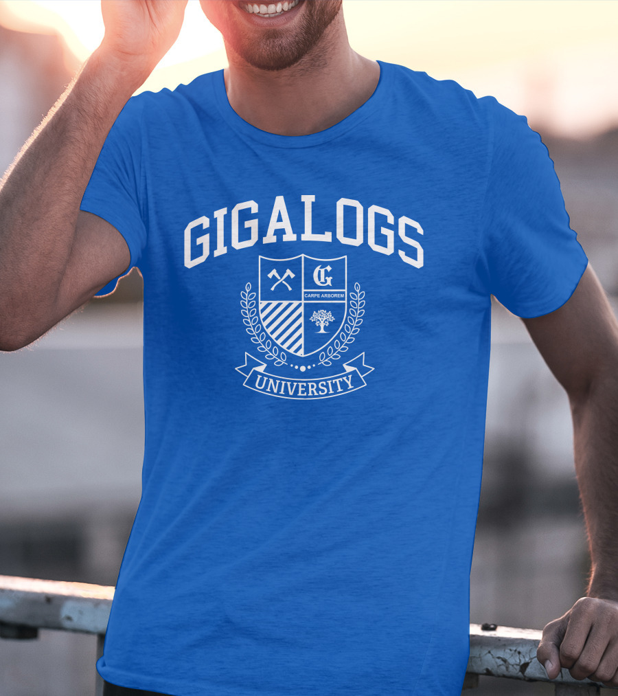 Gigalogs University Carpe Arborem Crest T-Shirt