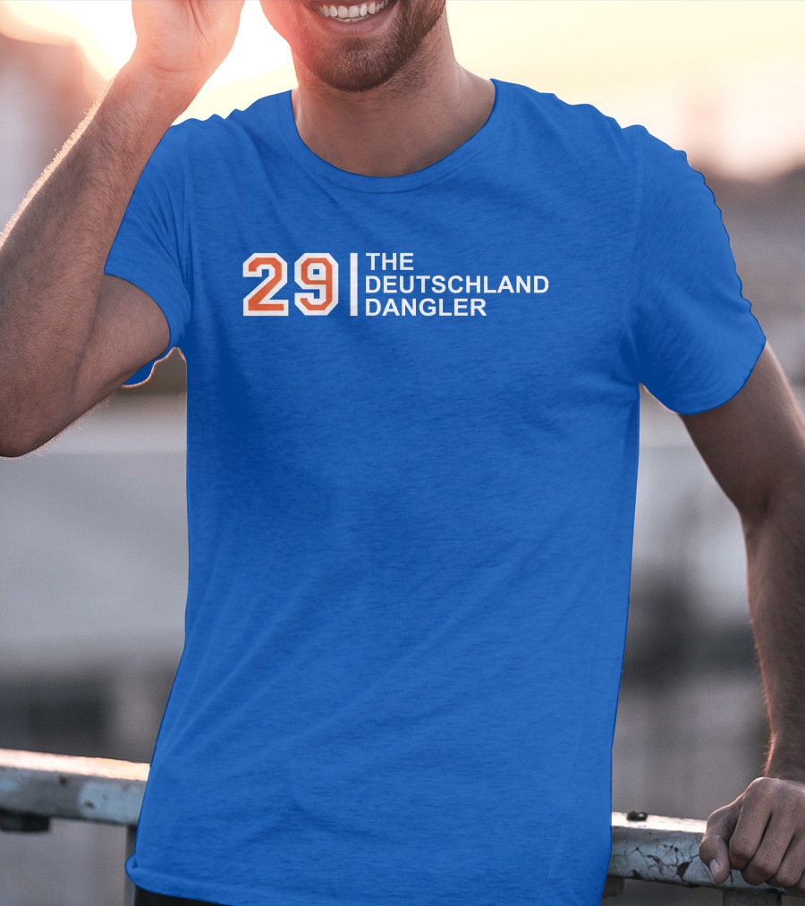 29 The Deutschland Dangler Hockey Sports Jersey T-Shirt