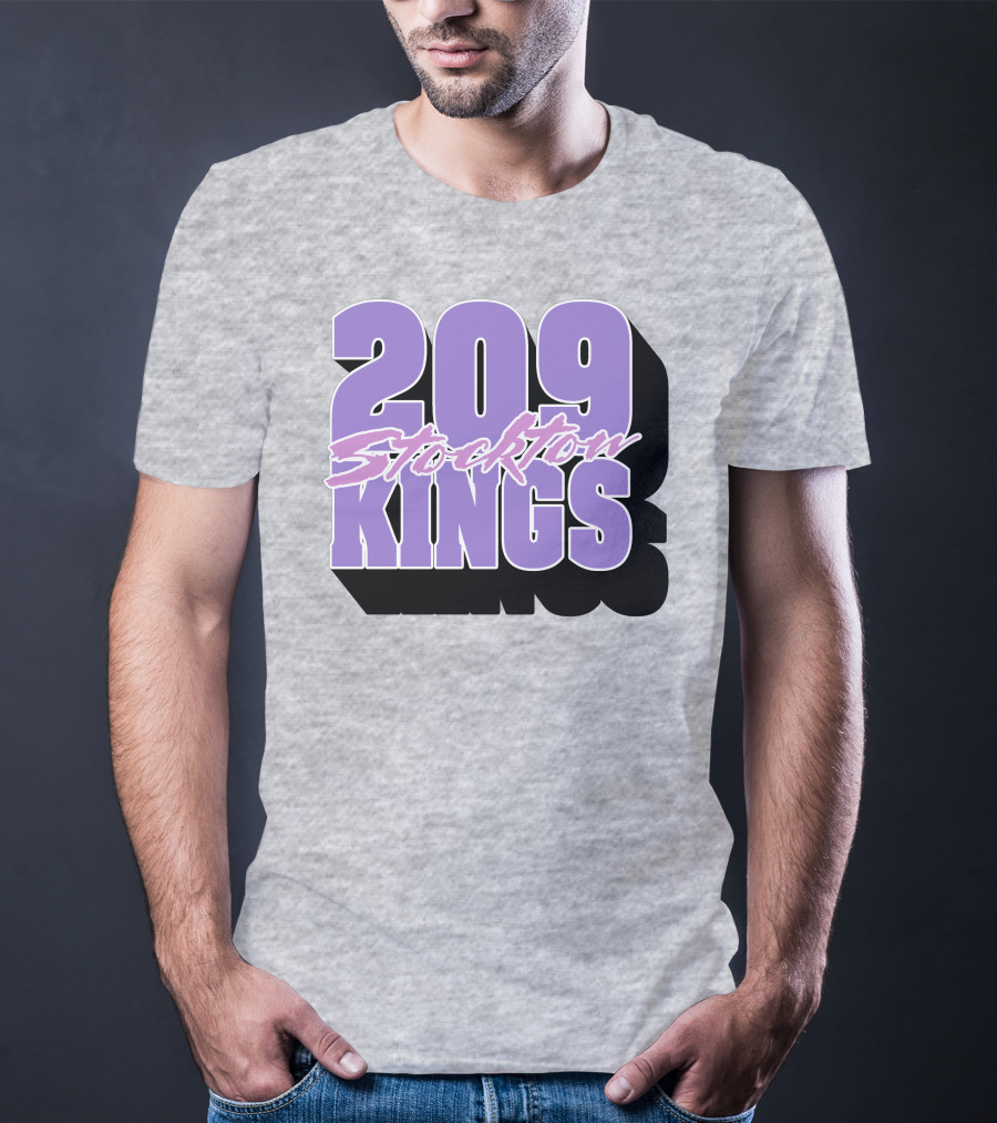209 Stockton Kings Basketball Team T-Shirt