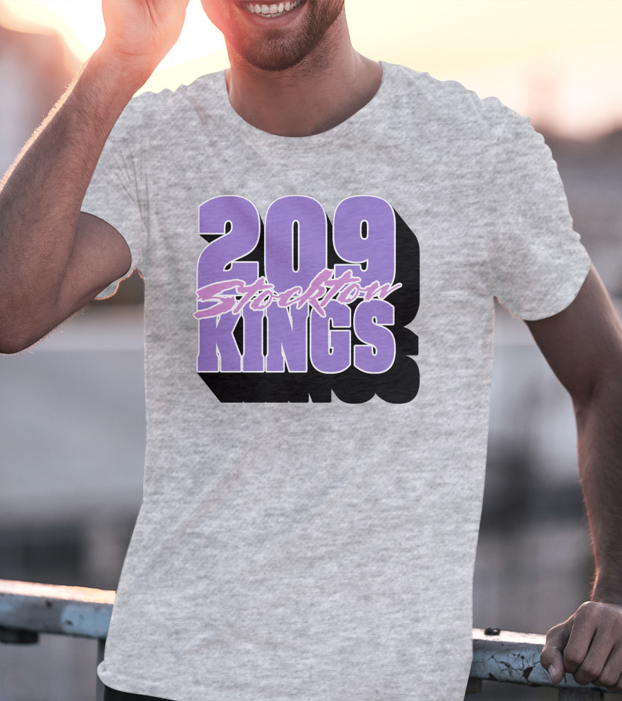 209 Stockton Kings Basketball Team T-Shirt