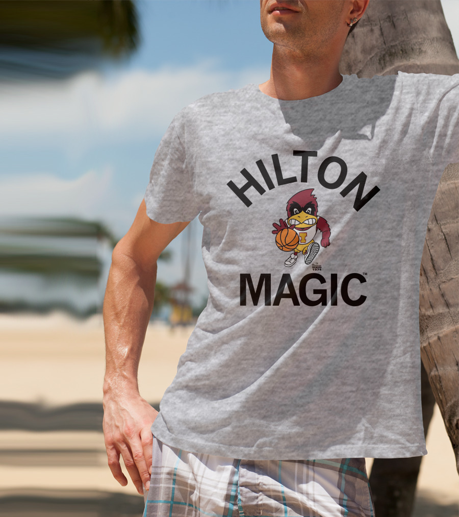 Hilton Magic Basketball Vintage Cyclone 1974 T-Shirt
