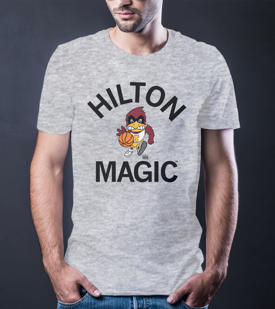 Hilton Magic Basketball Vintage Cyclone 1974 T-Shirt
