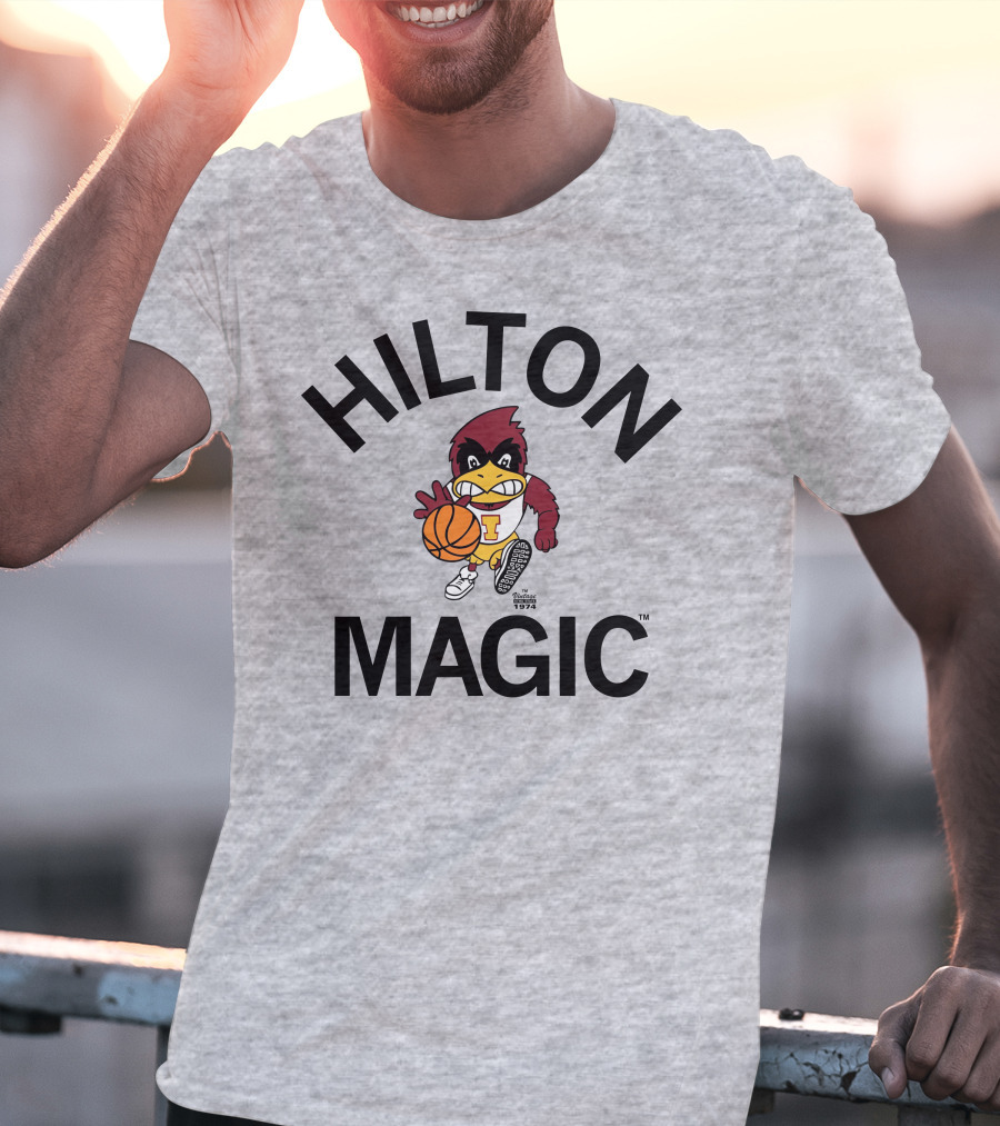 Hilton Magic Basketball Vintage Cyclone 1974 T-Shirt