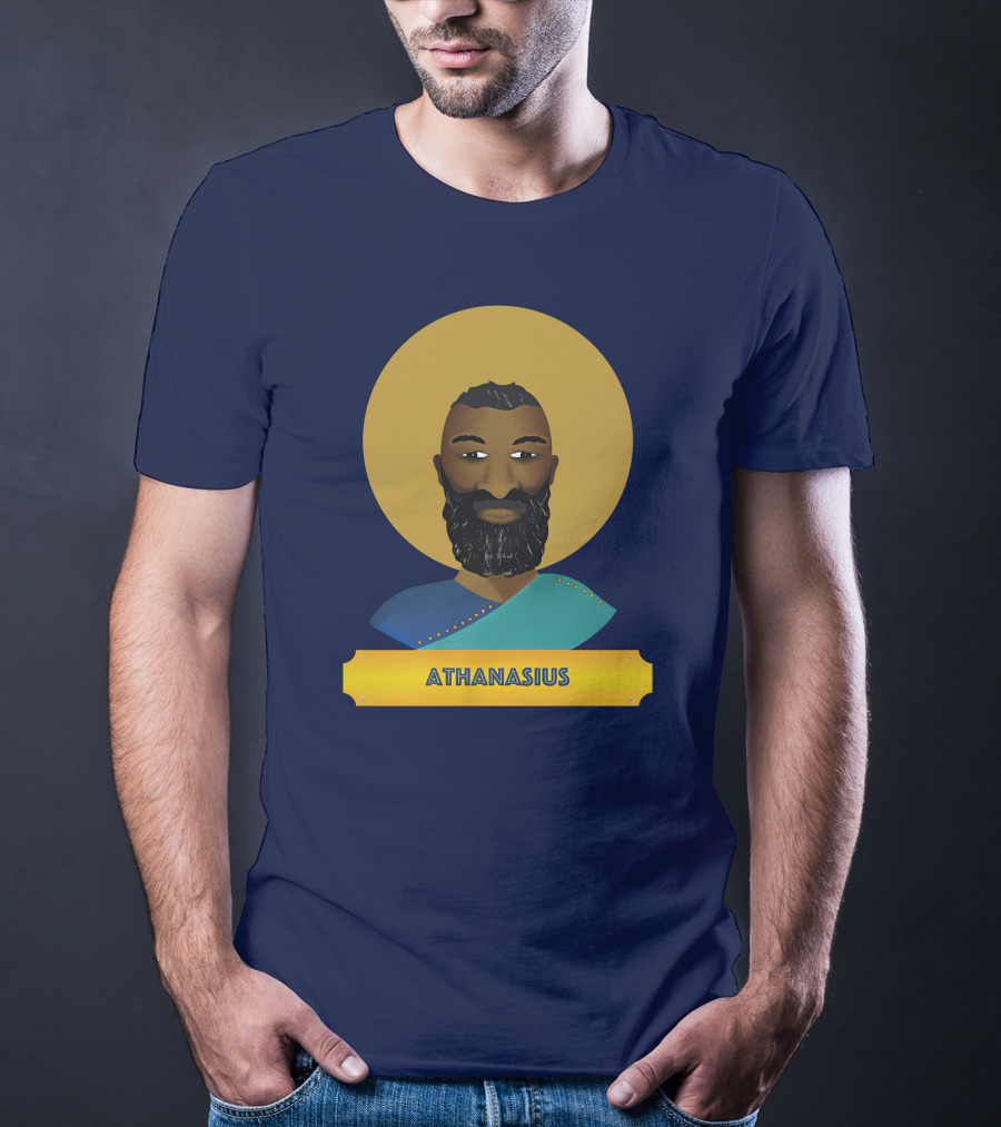 Athanasius Portrait Icon With Heritage Significance T-Shirt