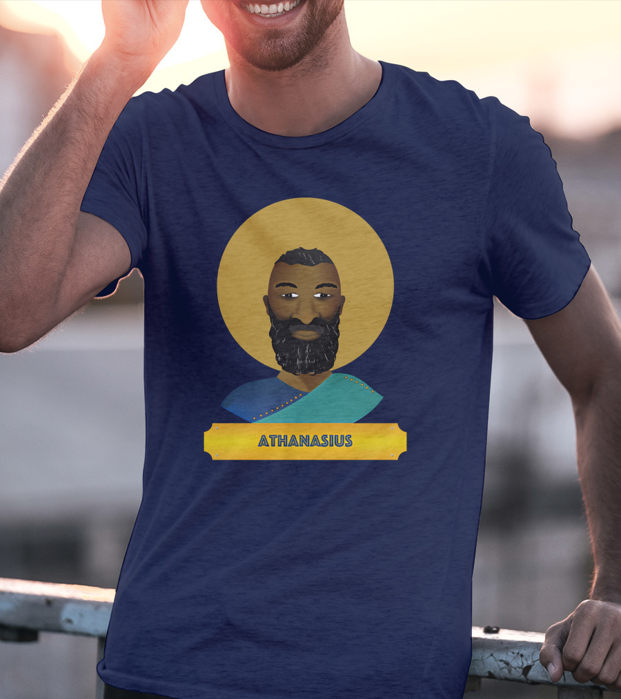 Athanasius Portrait Icon With Heritage Significance T-Shirt