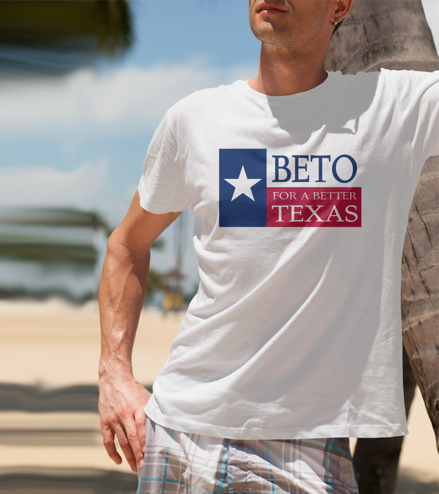 Beto For A Better Texas Star Flag T-Shirt